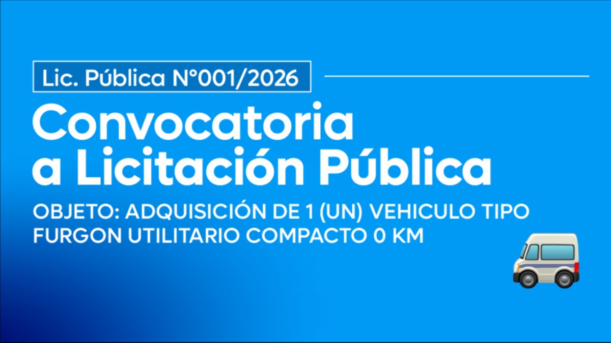 Convocatoria a Licitación Pública