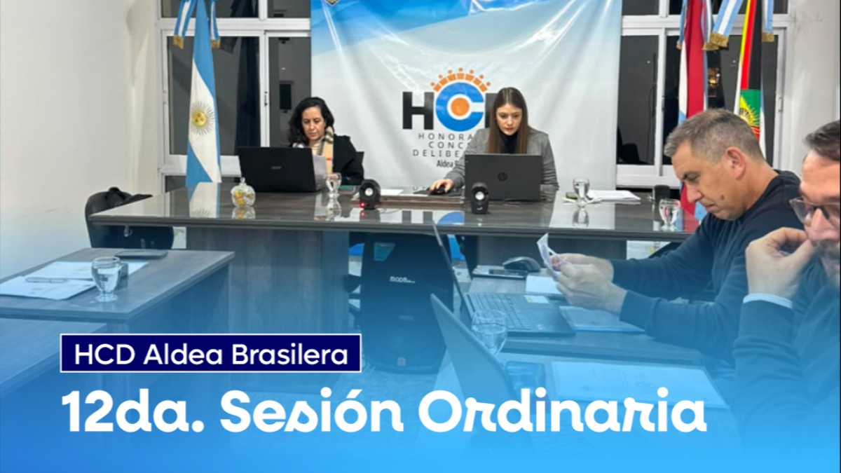 12da. Sesión Ordinaria del Honorable Concejo Deliberante